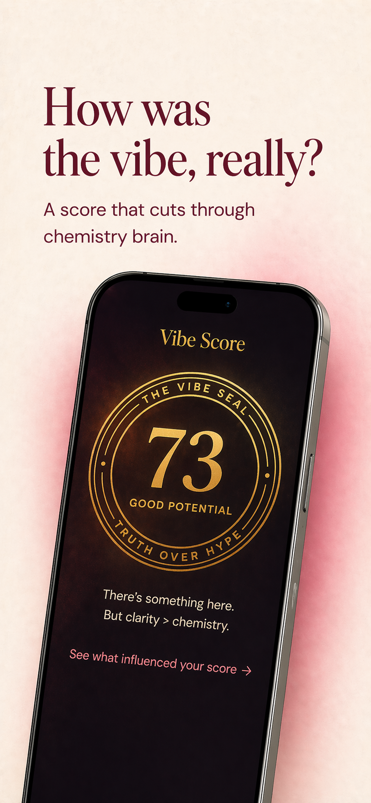 Datebrief vibe score seal